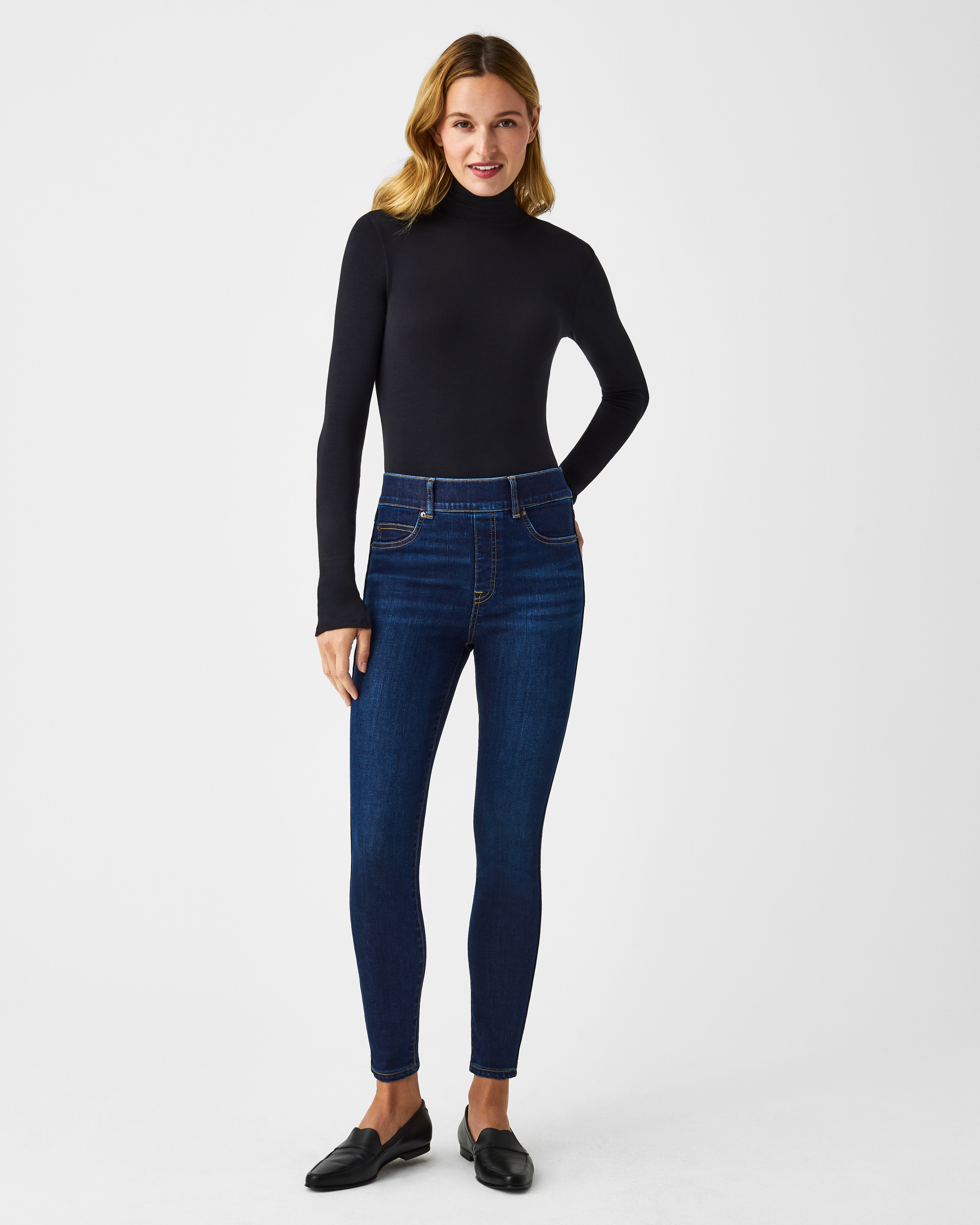SPANX, Jeans, Spanx The Slimx Super Skinny Black Jeans Size 26