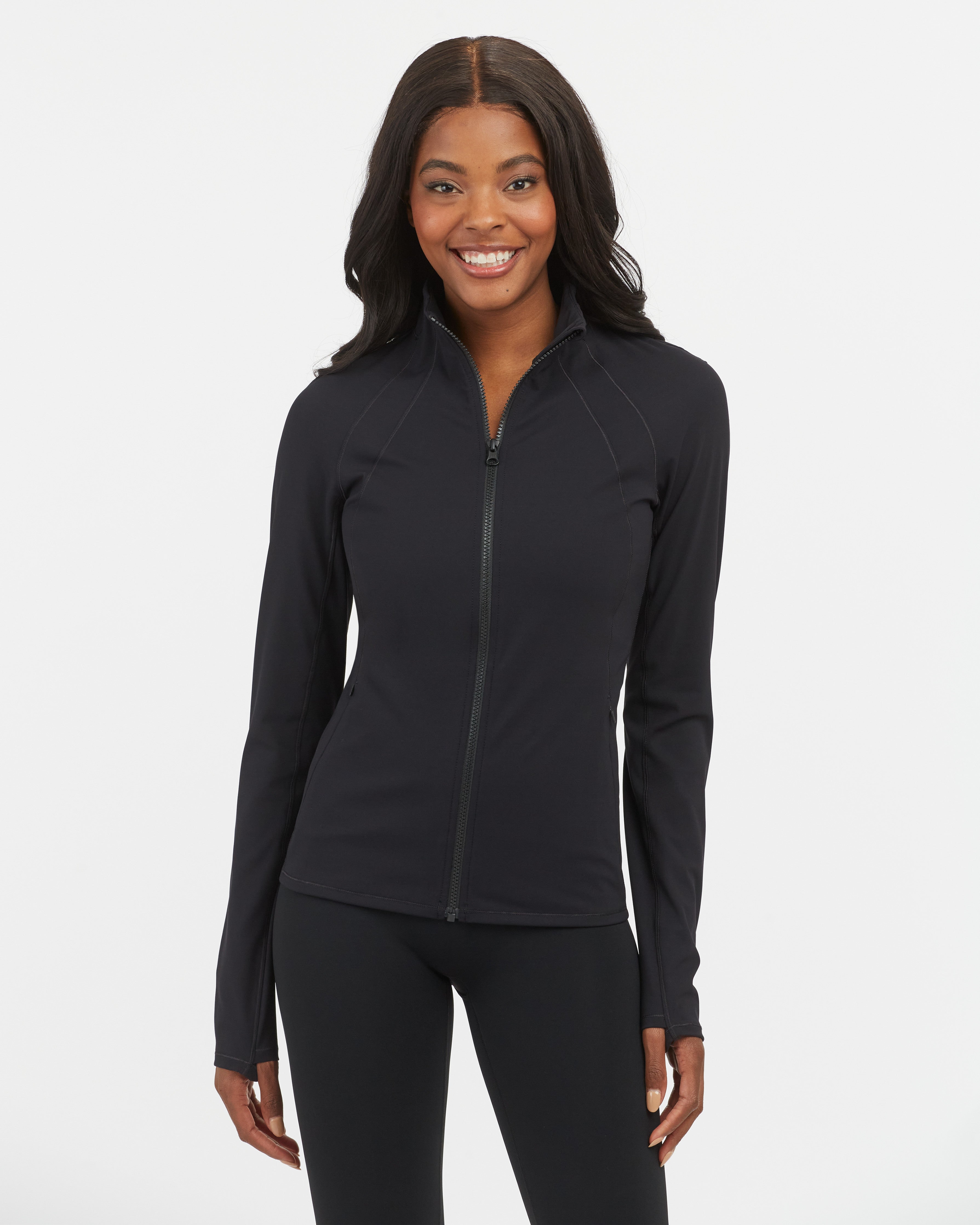 SPANX Ath-Leisure Contour Jacket : : Clothing, Shoes & Accessories