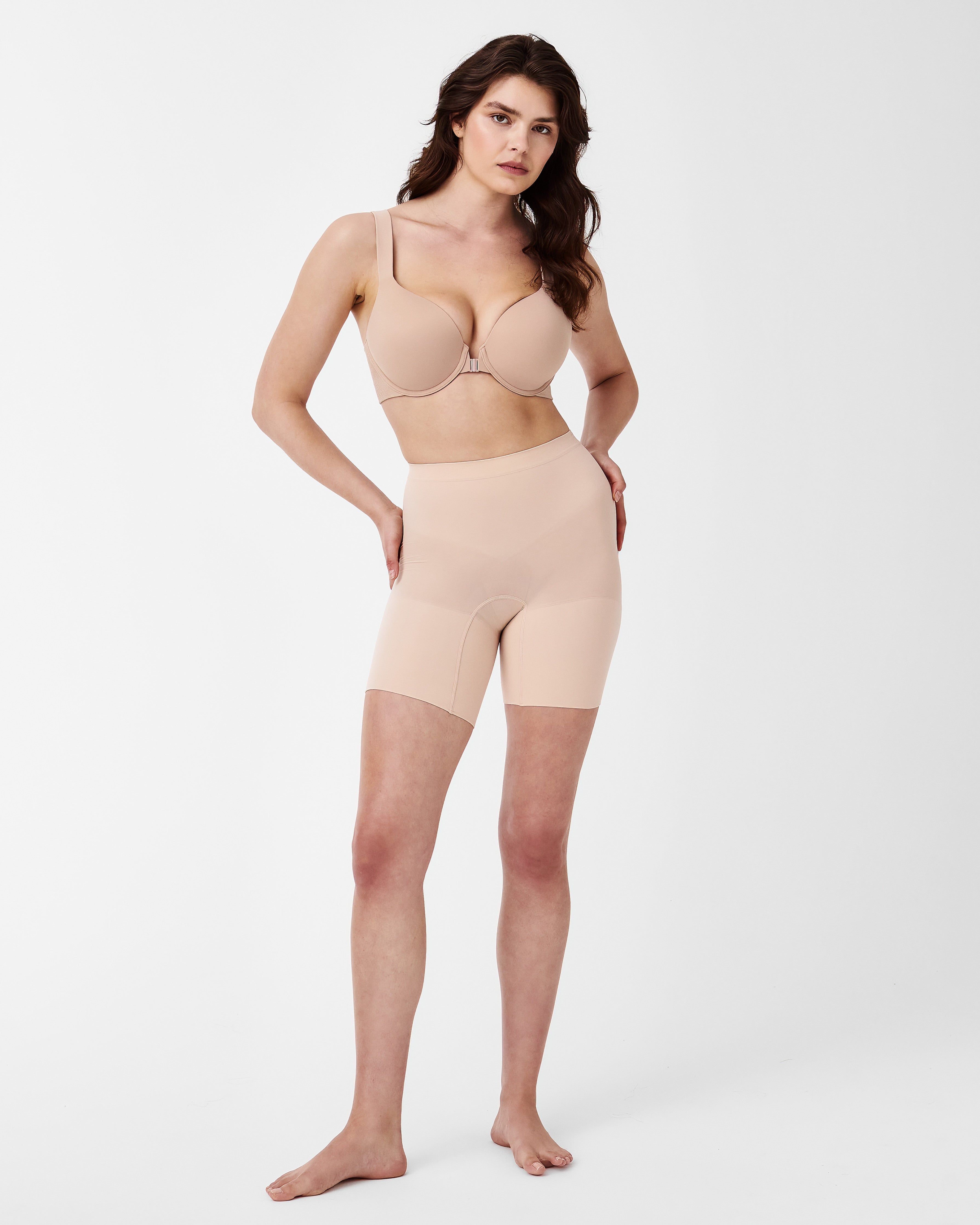 Shapewear for Pear Shaped Body with Thick Thighs from @spanx #! No rol