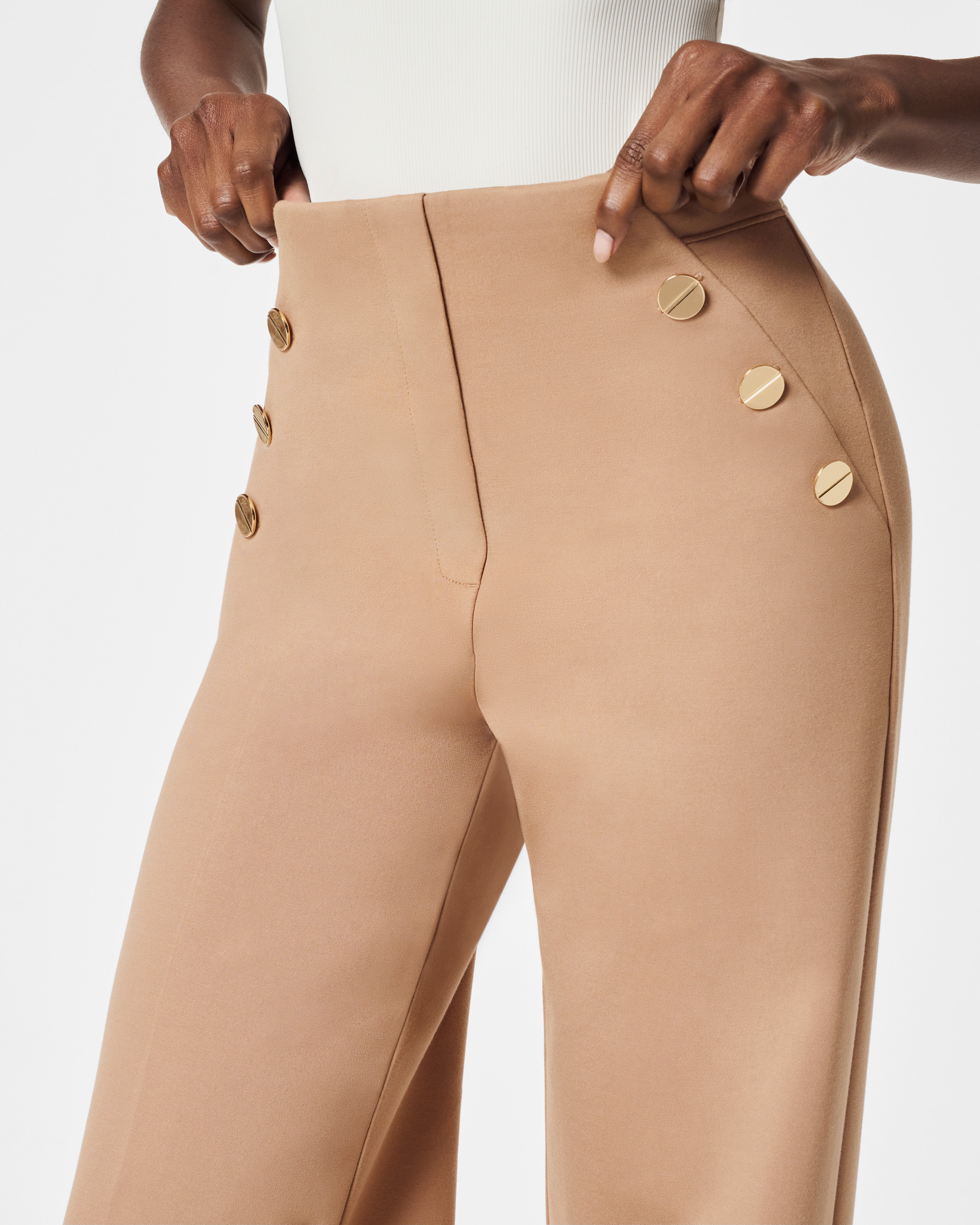 Pocket pants | Fitted Waist + Buttons