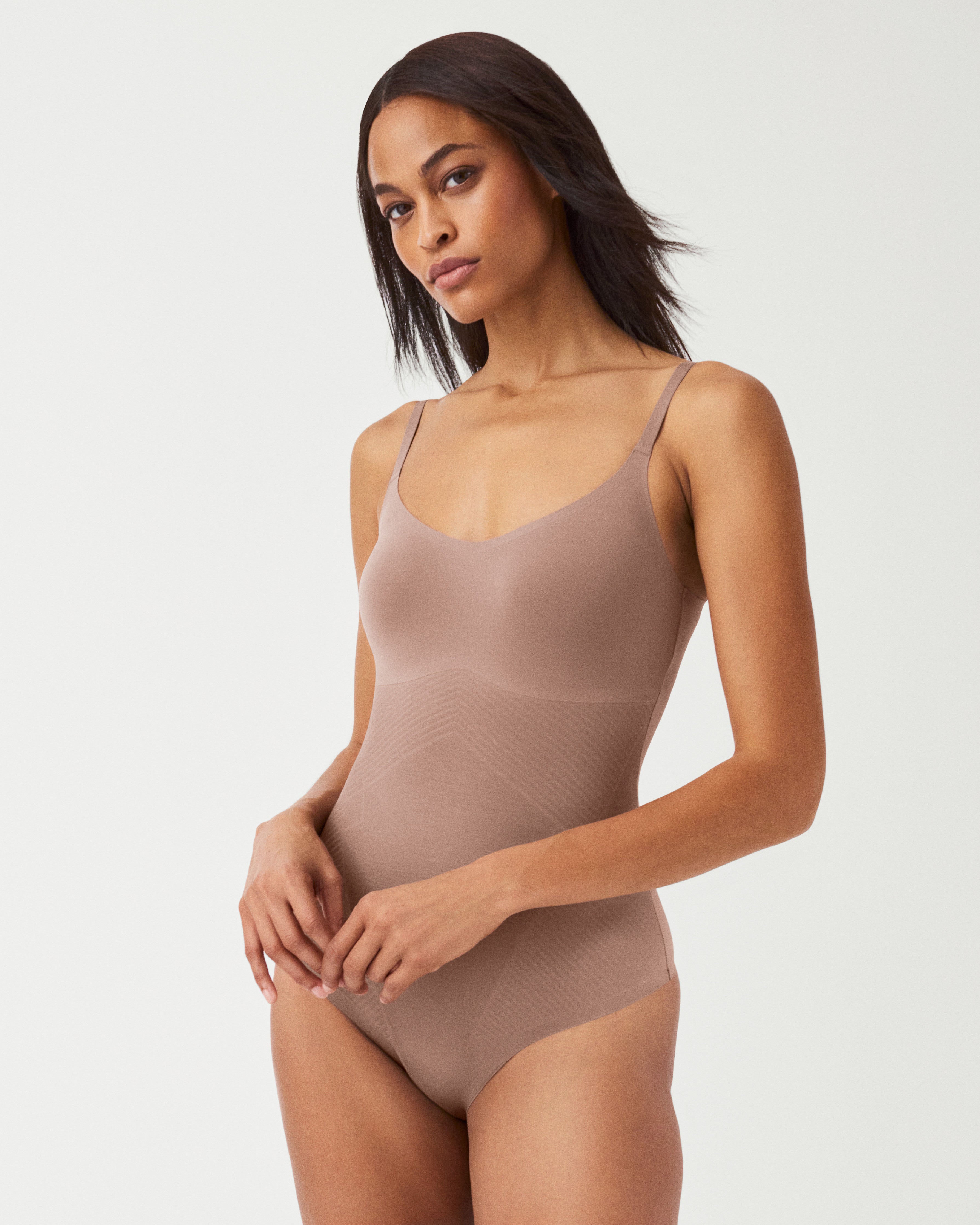 Invisible Shaping Cami Thong Bodysuit – Spanx
