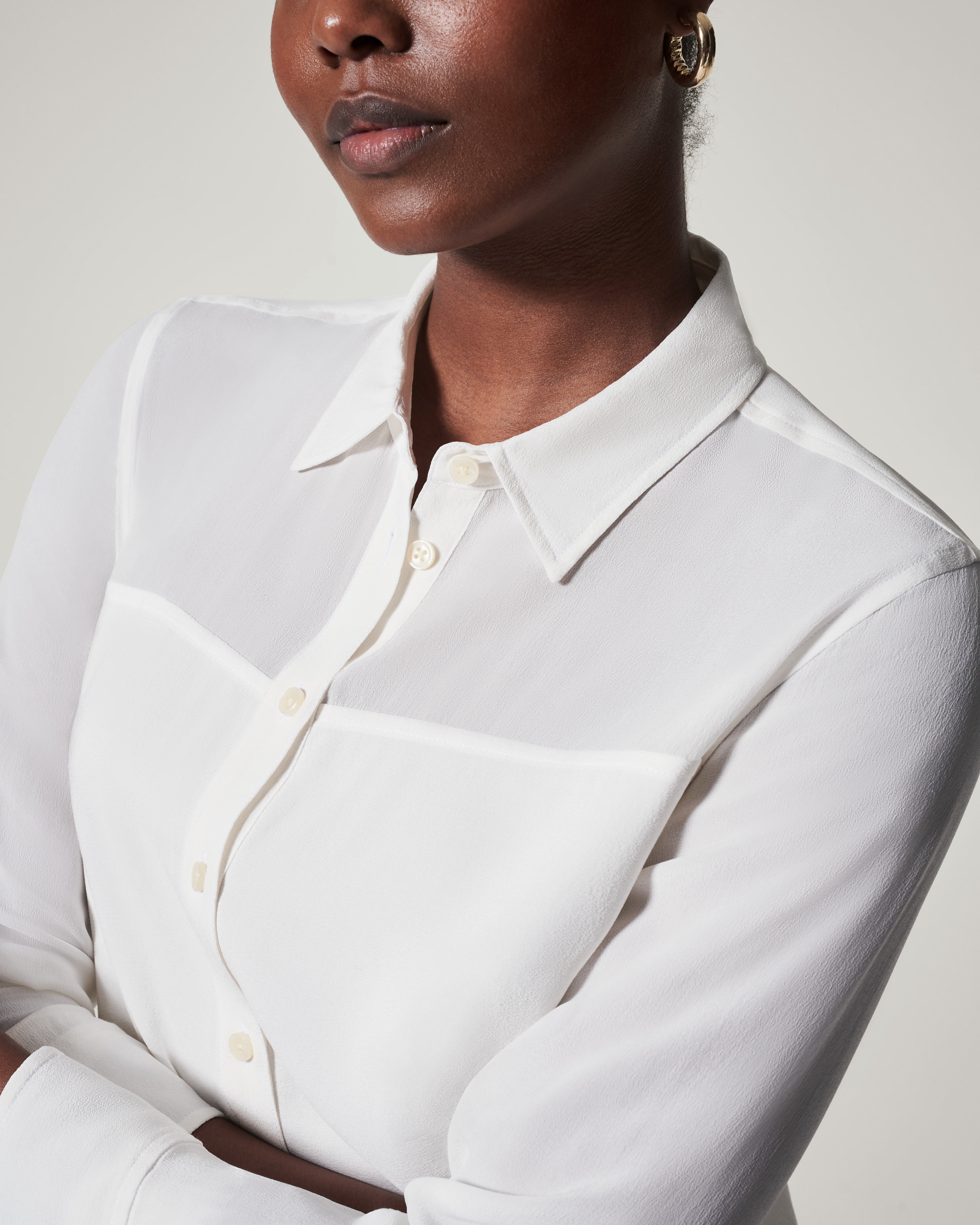Spanx Launched a Classic Button-Down for Work and Weekends