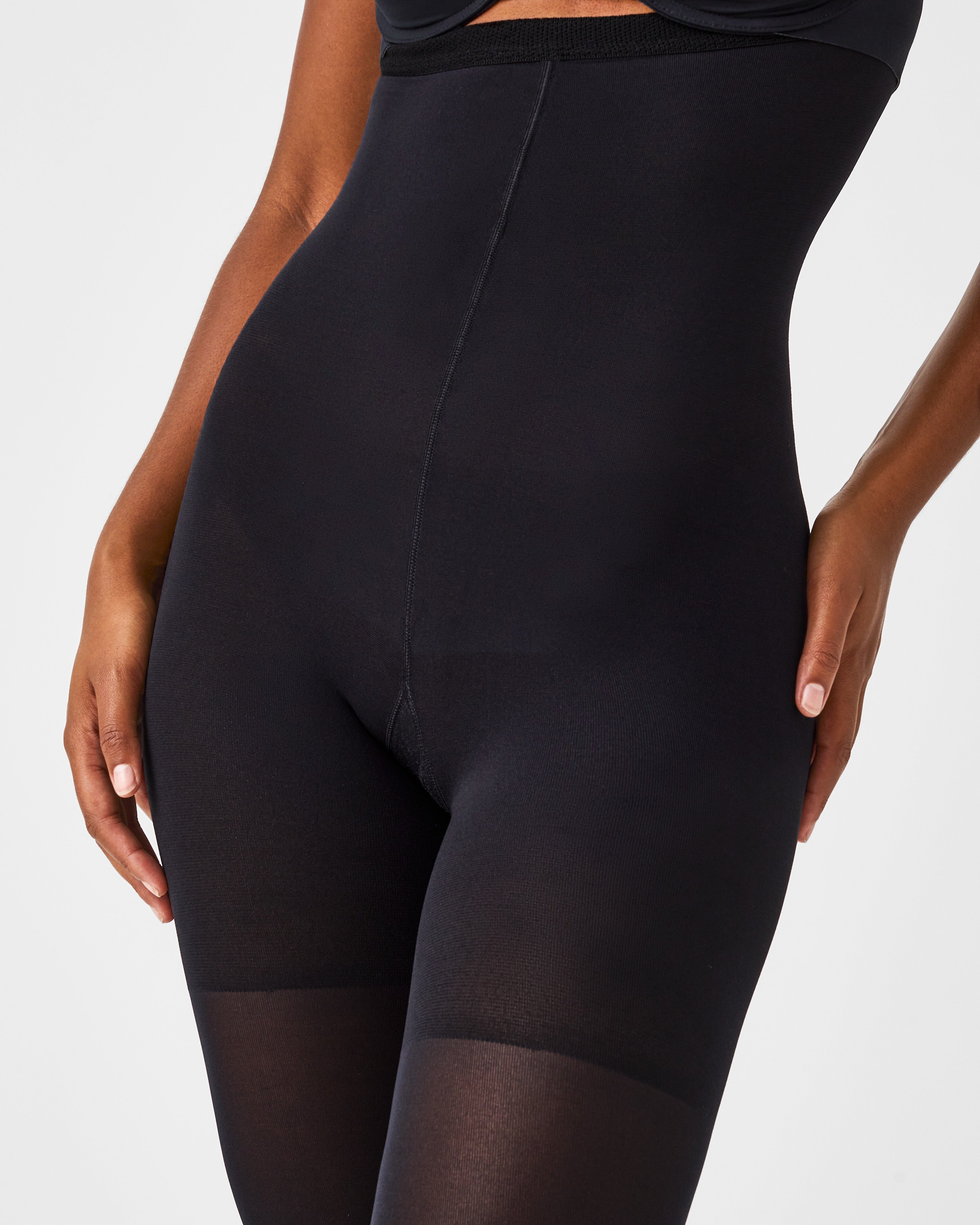 Spanx Tights High - Waisted Haute Contour, Color Black, Size 6