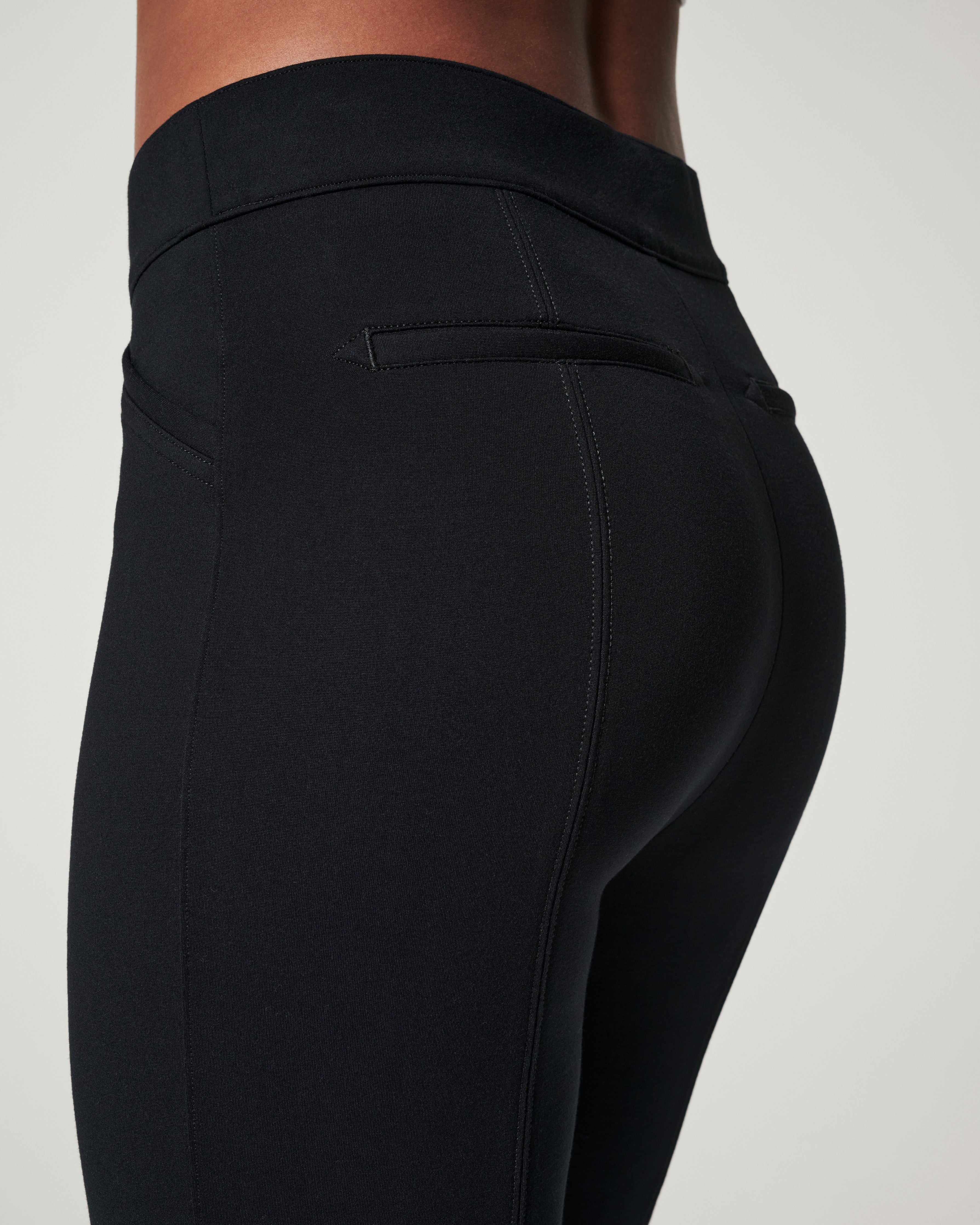 Spanx Trousers The Perfect Black Pant Slim Straight Leg Classic Black  (99975)