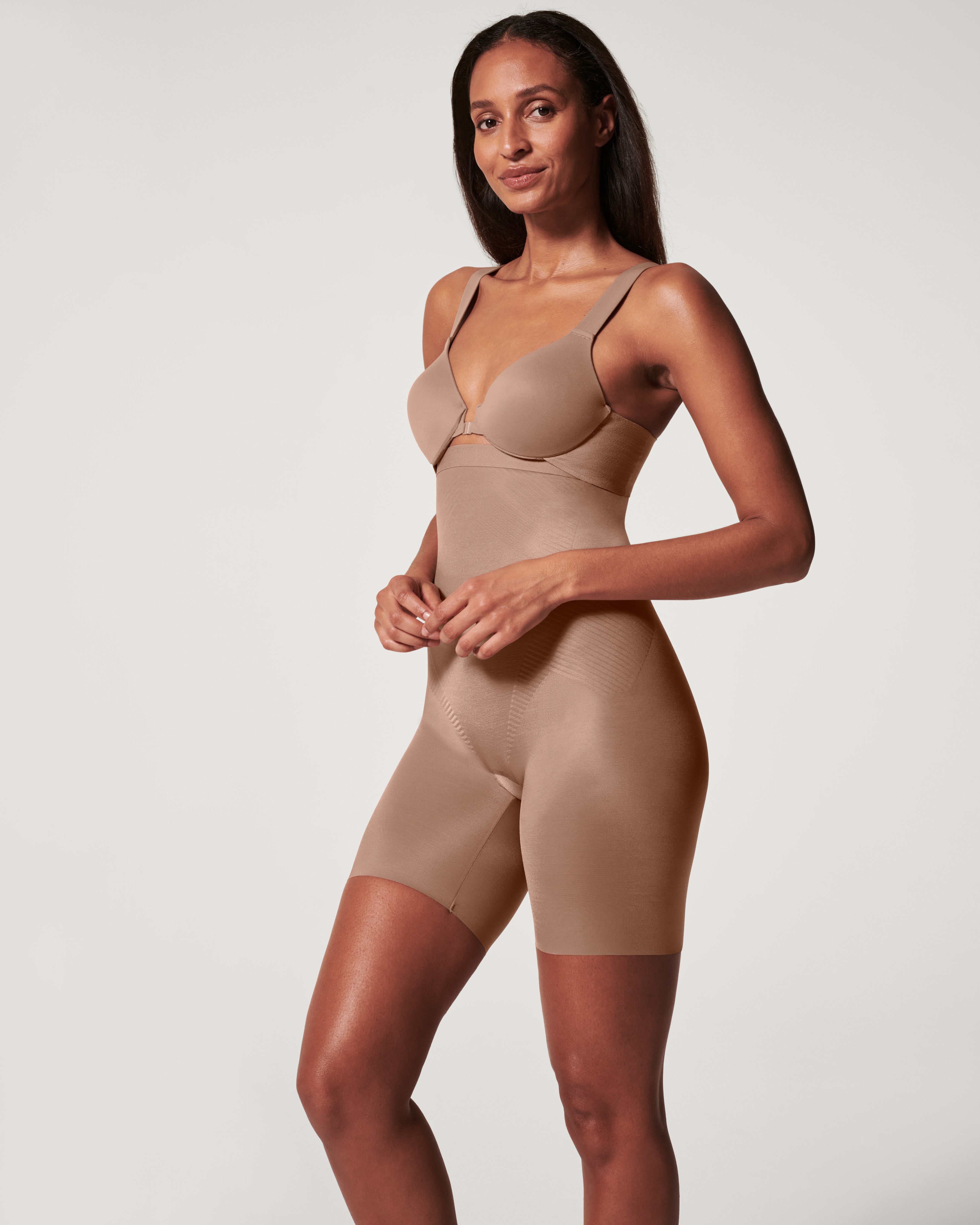 SPANX HAUTE CONTOUR HIGH WAISTED SHORTY SHAPER #2331 NUDE SIZE A NEW READ  $48