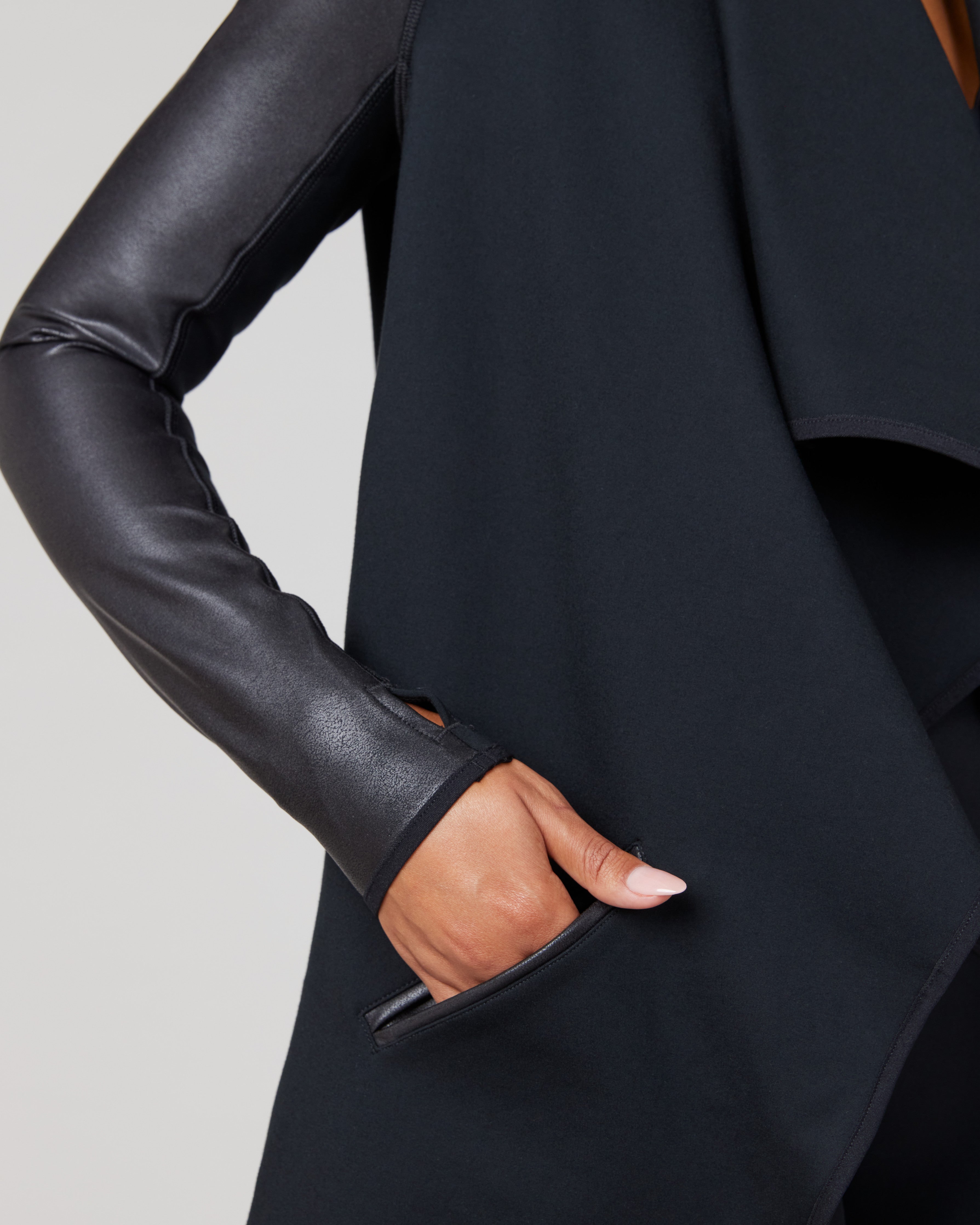 Spanx The Perfect Collarless Blazer in Classic Black – JAYNE Boutique