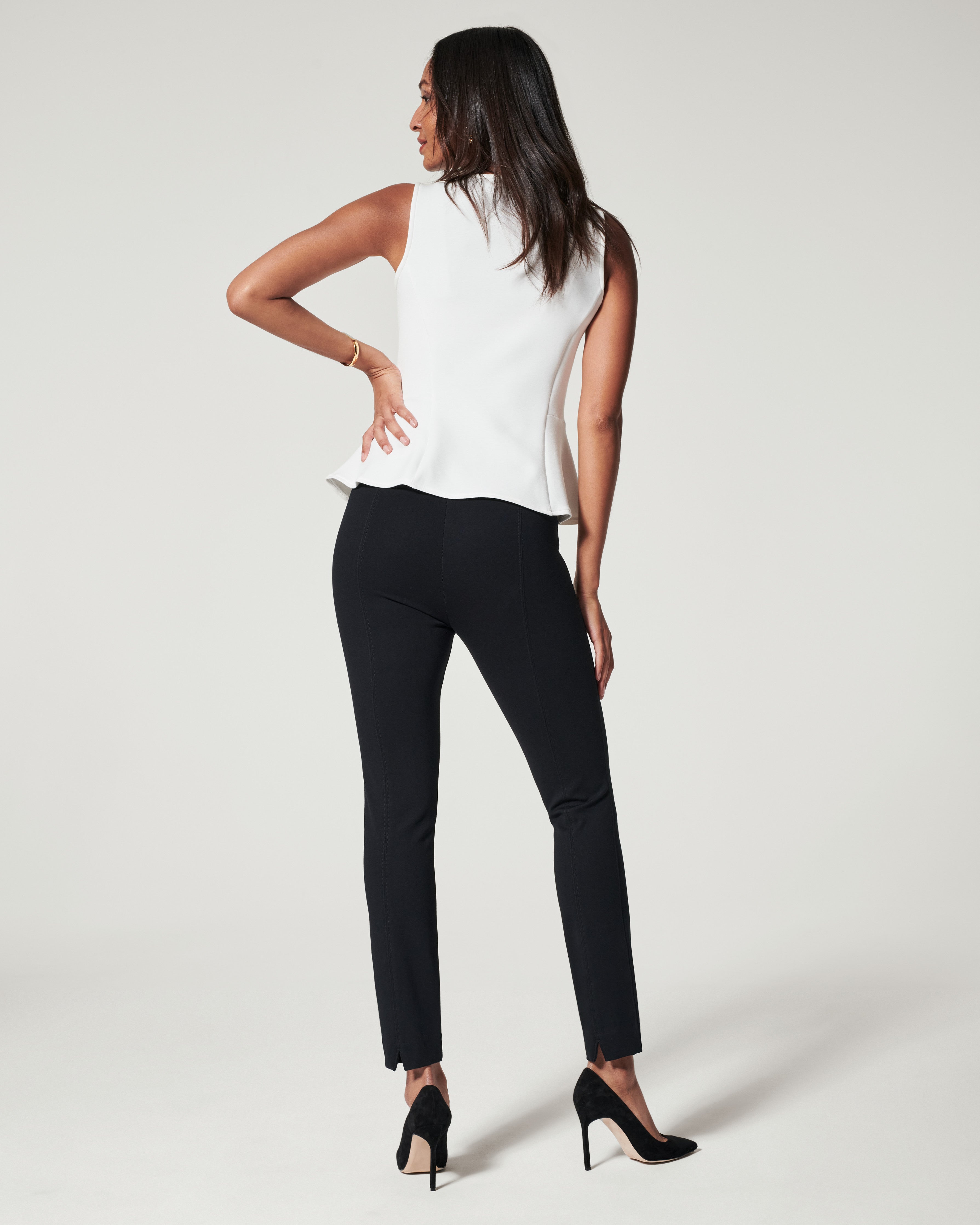 SPANX - @Kittywass (IG) looking *perfect* in our The Perfect Black Pant,  Ankle 4-Pocket! These pants are our go-to for any occasion or event with  smoothing ponte fabric, a comfortable, pull-on design