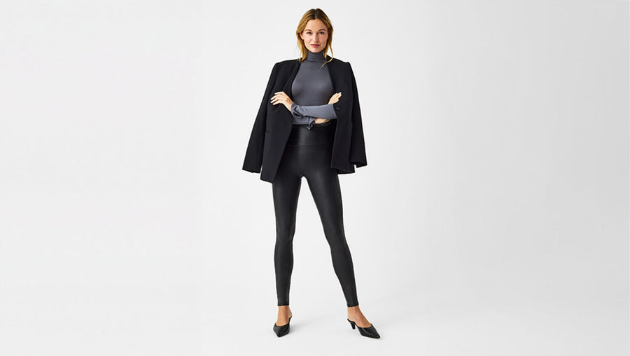 SPANX Faux Leather Leggings