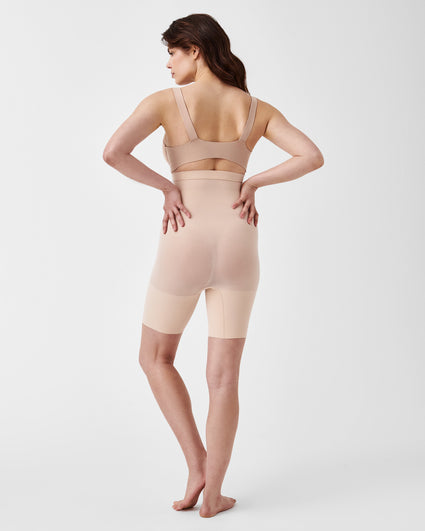 Buy Spanx Higher Power Panties - Targeted Shapewear Durable, Breathable Tummy  Control, Cafe Au Lait, Large at