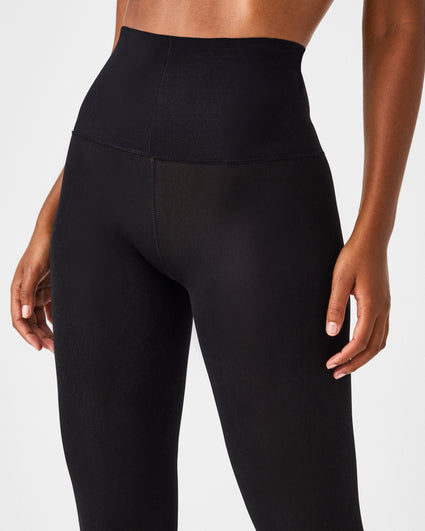 Assets Spanx Shaping Leggings 20339R Very Black - Women's Size Large