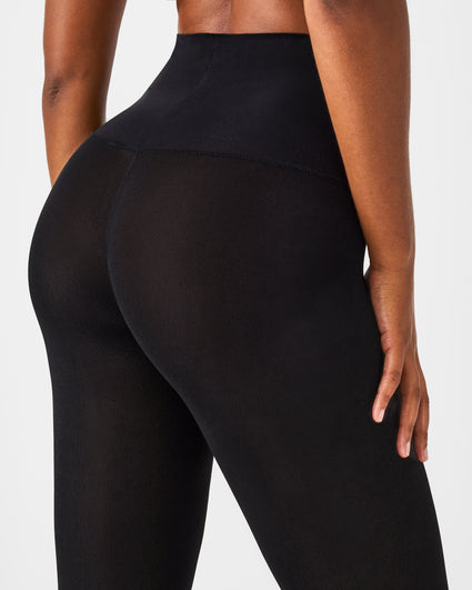 SPANX Takes Off` Patterned Shaping Tights Den Black, Size C at   Women's Clothing store