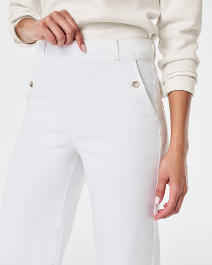 Stretch Twill Cropped Wide Leg Pant – Spanx