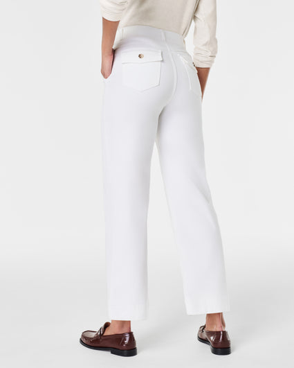 Stretch Twill Cropped Wide Leg Pant curated on LTK