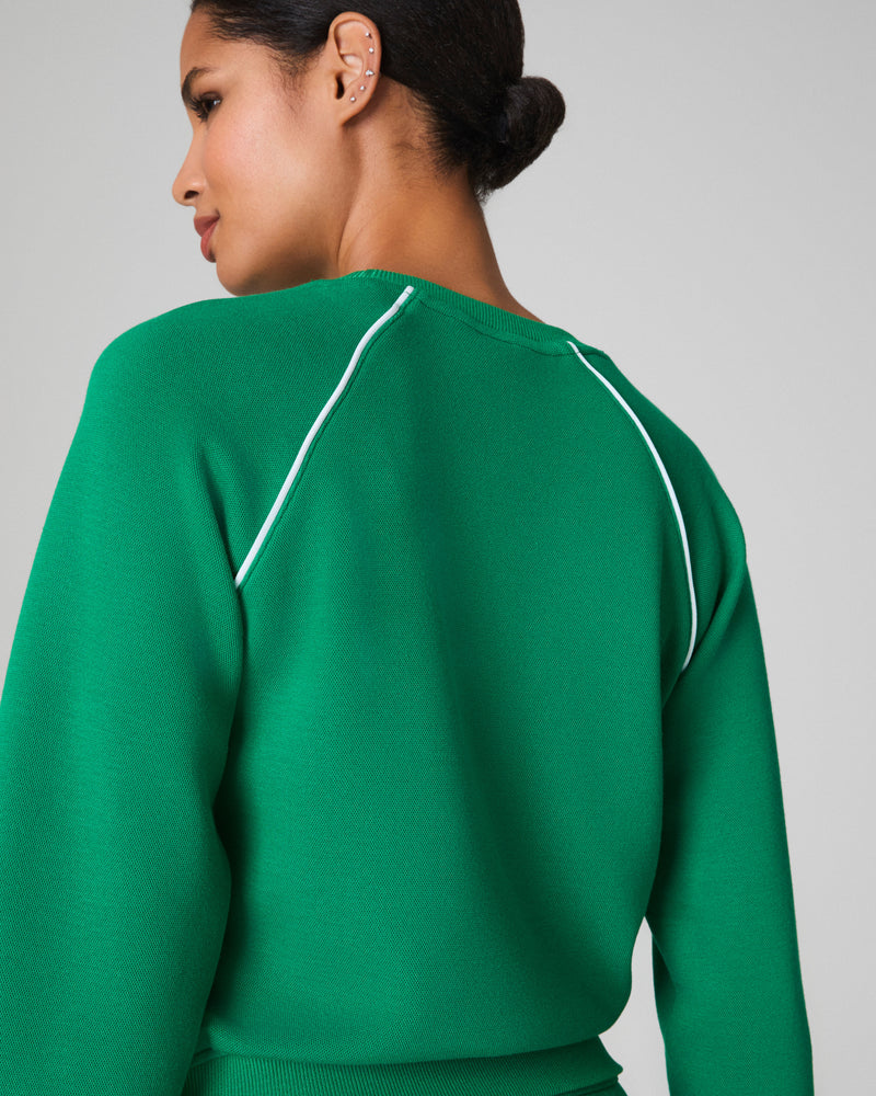 SPANX® AirEssentials Pique Long Sleeve Crewneck Top