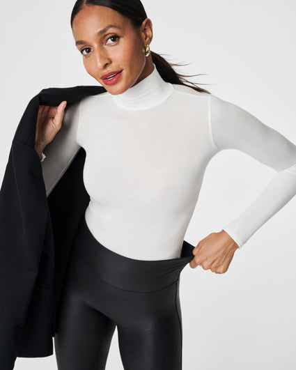 SPANX on X: These Faux Leather Leggings are all the rage, and our