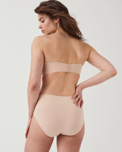 SPANX, Intimates & Sleepwear, Spanx Strapless Bra 36d Nude Underwire  Uplifting Back Smoothing Shaping Push Up