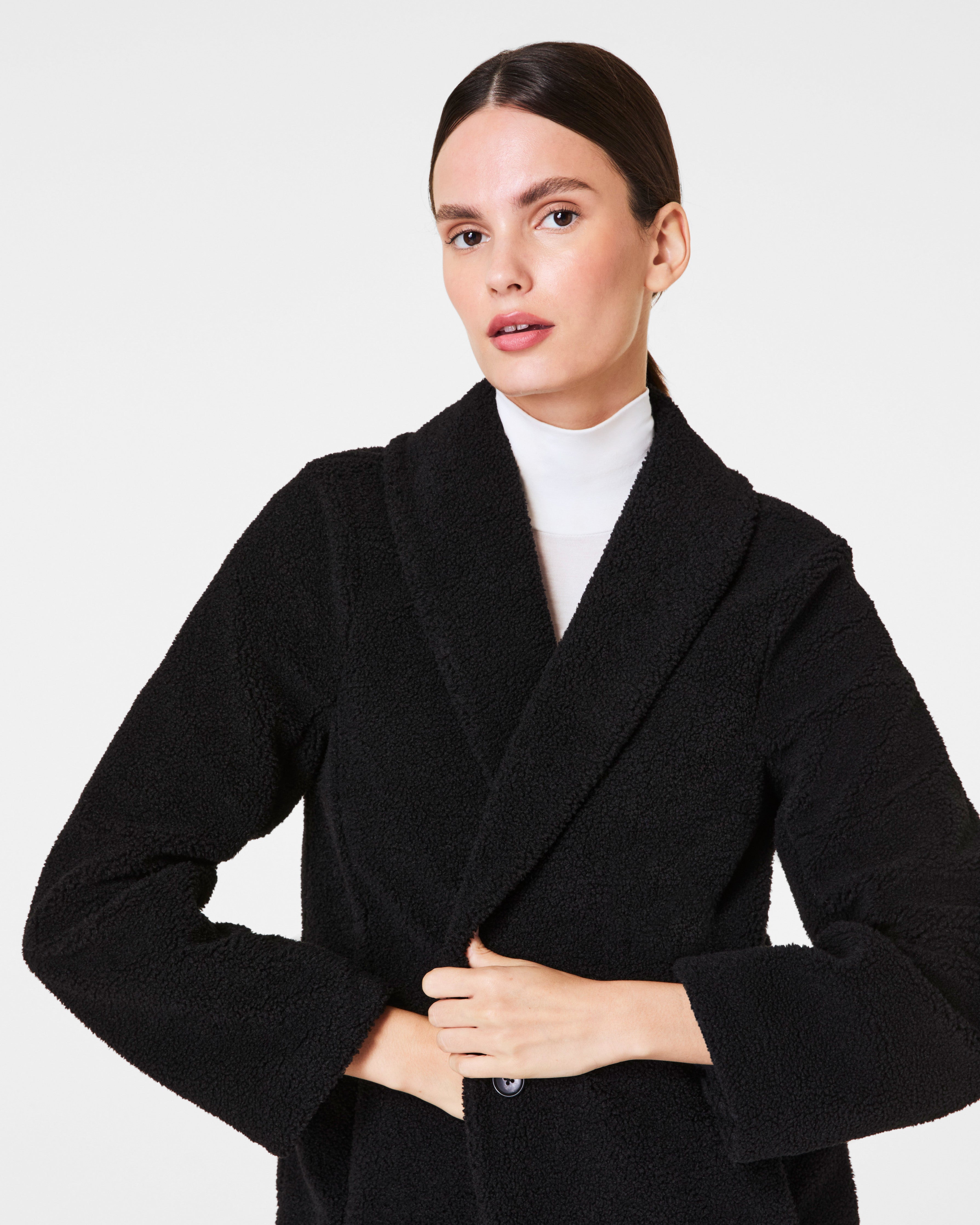 SPANX® Fleece Shawl Jacket