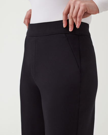 Spanx Trousers The Perfect Black Pant Slim Straight Leg Classic Black  (99975)