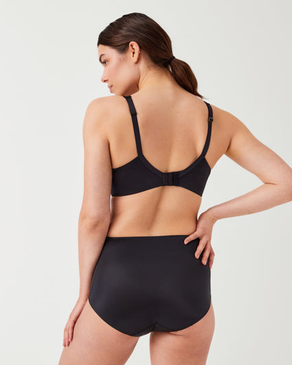SPANX - “Best bra ever. Truly the best most comfortable bra I've ever  owned. I bought 4 initially. Leaves no pudge lines on the sides or back.  Provides good shape and support (
