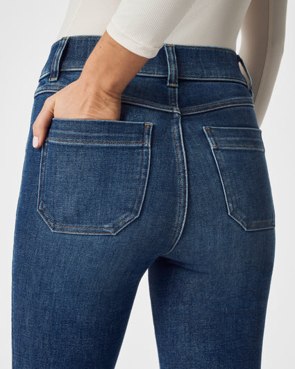 Softlyzero™ Eco High Waisted Side Zip Pocket Slight Flare Work Pants