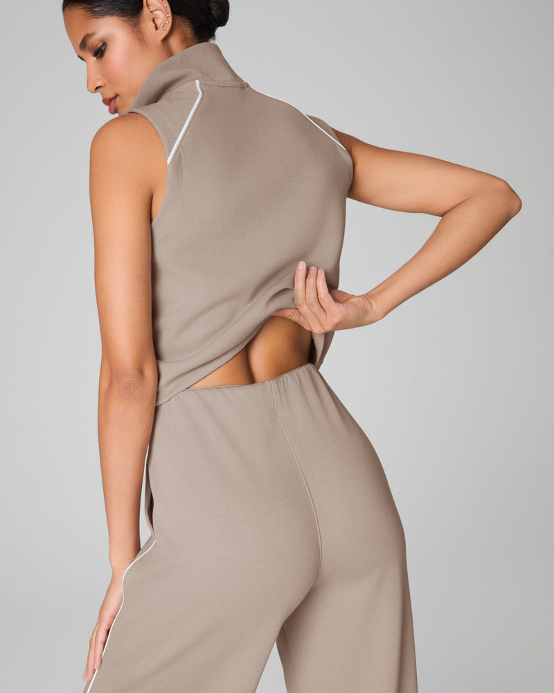 SPANX AirEssentials® Pique Sleeveless Mockneck Jumpsuit