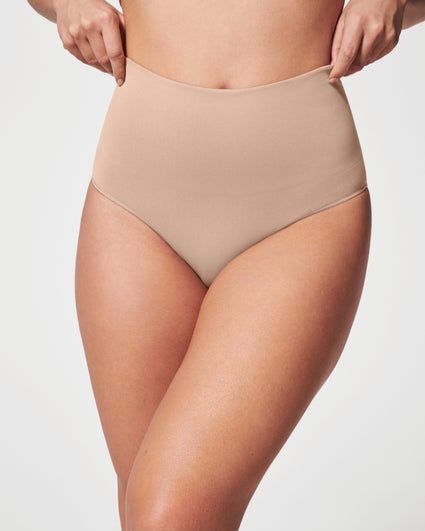 SPANX Beige high-waisted shaping panty - ESD Store fashion