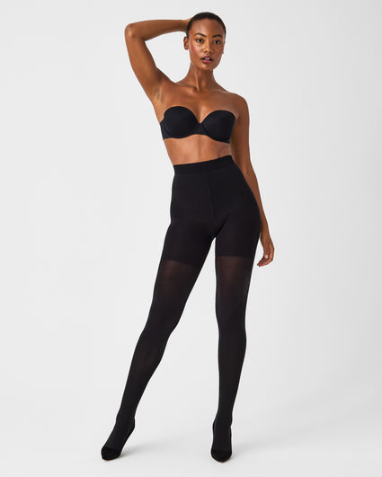 Spanx Luxe Leg High-Waisted 60 Denier Shaper Tights - Tights from