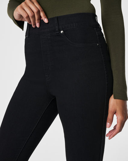 SPANX, Pants & Jumpsuits, Spanx Ankle Skinny Jeans Clean Black 2278