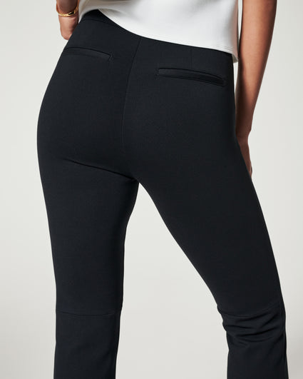 Spanx Trousers Ponte Pants Hi Rise Flare Classic Black (99975)