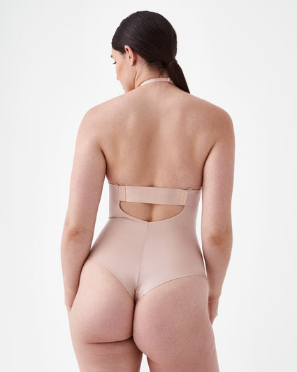 SPANX  Suit Your Fancy Plunge Low-Back Thong Bodysuit - North Beach  Boutique