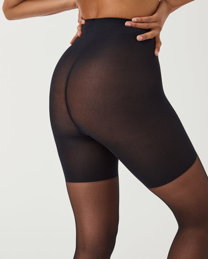 Spanx Womens Capri Leggings High Rise Black Slimming Stretchy Size