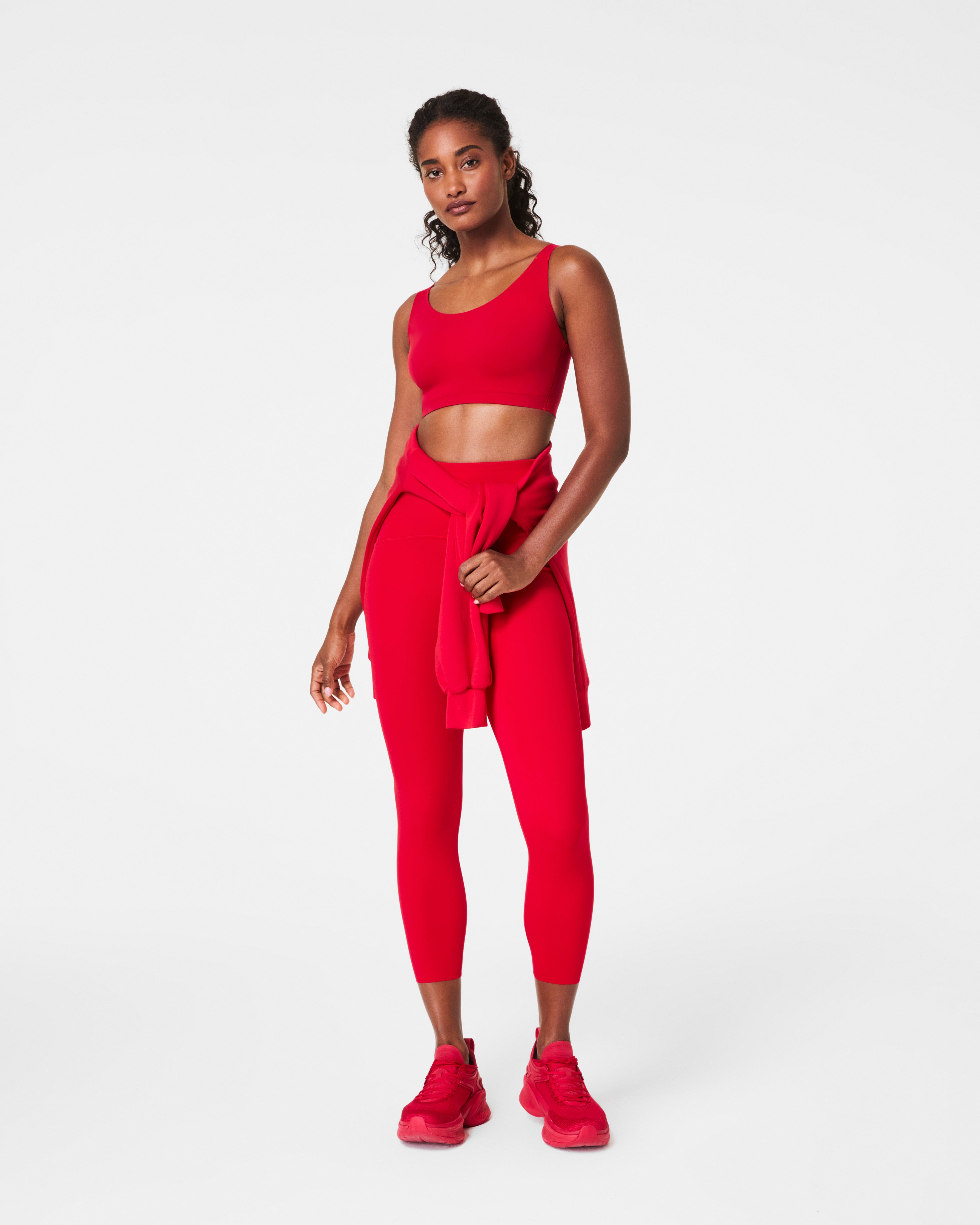 High impact sports bra supportive padded fit spanx