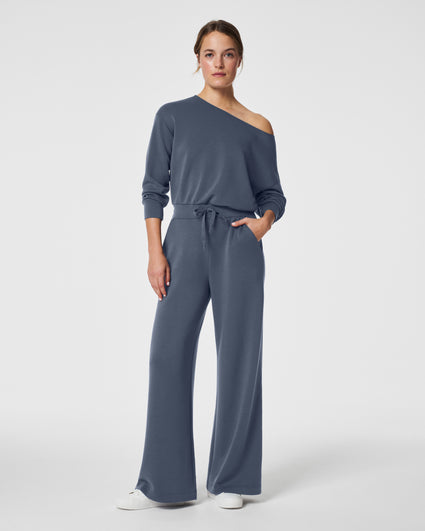 The Air Essentials Jumpsuit,Women's Sleeveless Casual Wide-Leg Jumpsuit,Solid  Loose Short Sleeve Belted Romper with Pockets (xs, Dark Blue) : :  Clothing, Shoes & Accessories