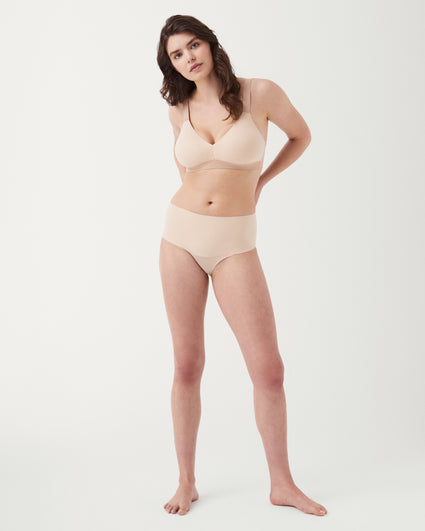 Spanx undie-tectable thong in beige - ShopStyle