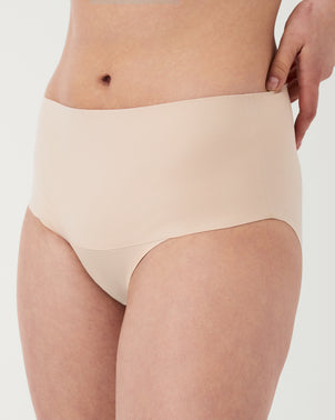 SHAPELLX Tummy Control Shapewear Seamless Shaper Mid Waist Thong Control  Panties Underwear (Black,XS-Small) at  Women's Clothing store