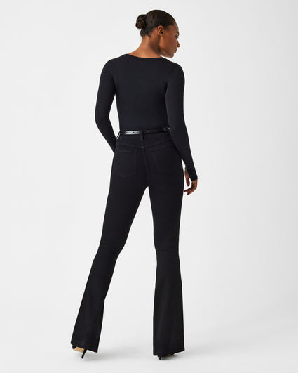 SPANX Long Sleeve Base Body Suit FS6015 (Black, XX-Large) : :  Fashion