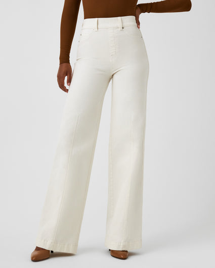 Spanx Front Seam Wide Leg Pants – Pieces And Peaches