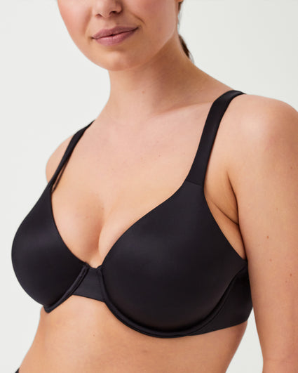 Spanx Satin Unlined Full Coverage Bra Cafe Au Lait – The Blue