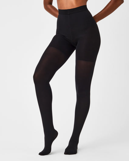 SPANX In-Power Line Firm Control Footless Pantyhose, A, Black : :  Clothing, Shoes & Accessories