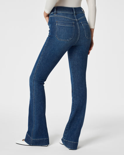 Emily Patch Pocket Flare High Rise Jeans – THE WEARHOUSE