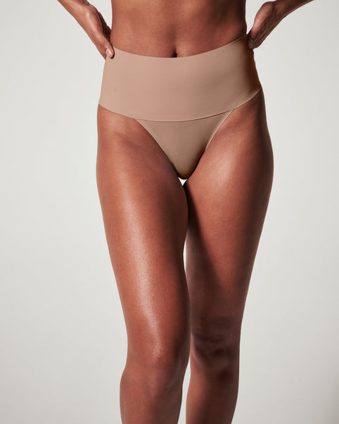 Spanx Everyday Shaping Panties Thong Women's Sz. S Vintage Rose 244342 for  sale online