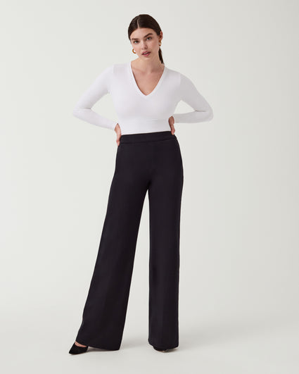 SPANX, Pants & Jumpsuits, Spanx Kick Flare Classic White Pant Size Medium  Petite