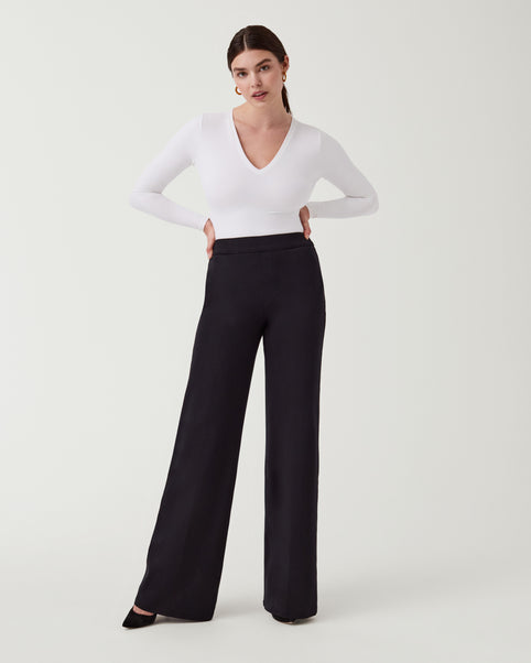 Spanx The Perfect Pant, Hi-Rise Flare Black Size Small