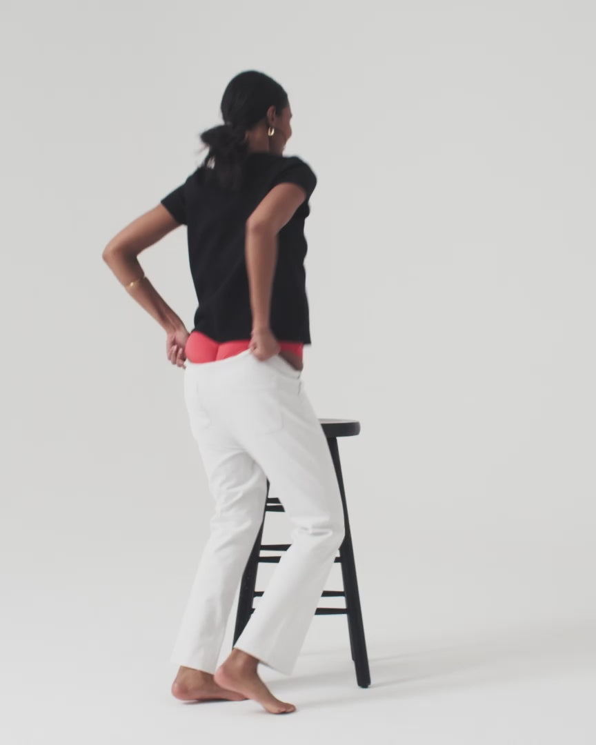 Spanx Just Expanded Its Game-Changing White Pants Collection With a  Wide-Leg Pair That's Completely Opaque