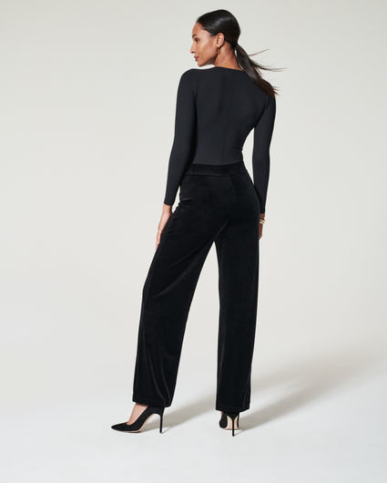 SPANX Black Casual Pants Size M (Petite) - 44% off