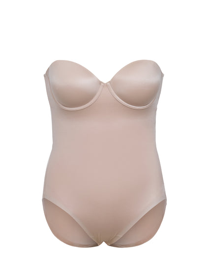 SPANX  Suit Your Fancy Strapless Cupped Panty Bodysuit - North