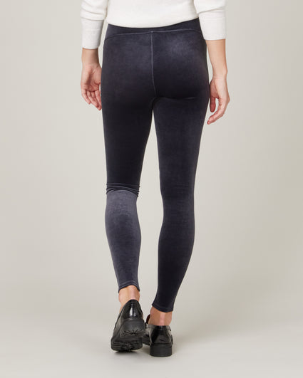 SOLD OUT! Plus Size Teal or Charcoal Stretch Velour Leggings 4x