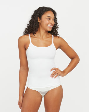 Assets by SPANX Women's Thintuition Shaping Cami - White, XLarge 