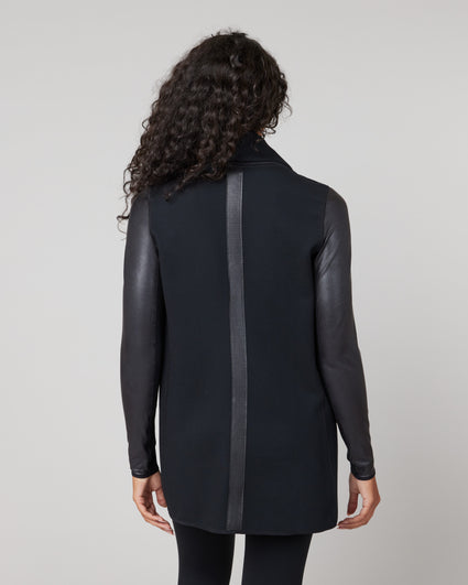 SPANX, Jackets & Coats, Spanx Drape Front Jacket Small