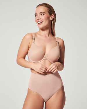 Assets By Spanx Silhouette Serums Open-Bust Mid-Tigh Body-Shaper Size S  Nude1647